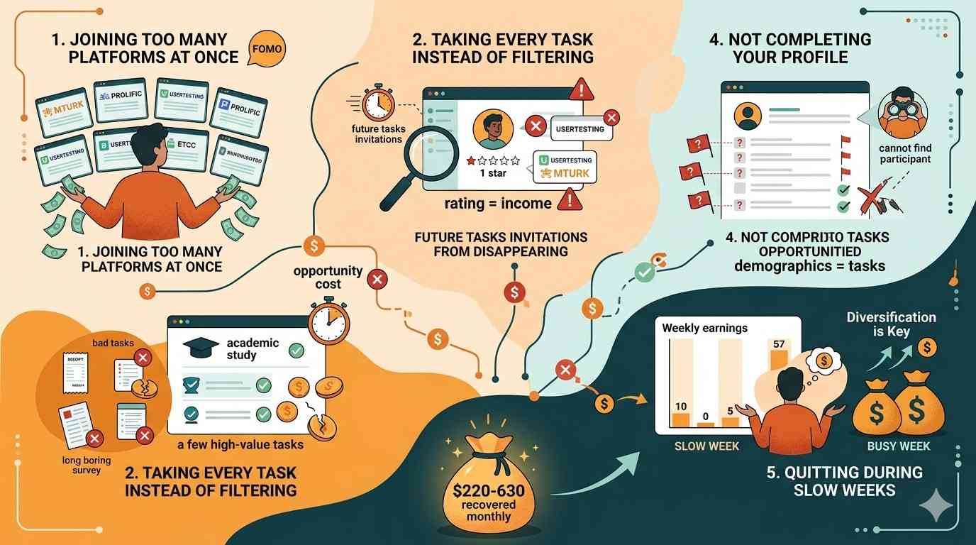 The 5 Side Hustle Mistakes That Cost You Hundreds Every Month